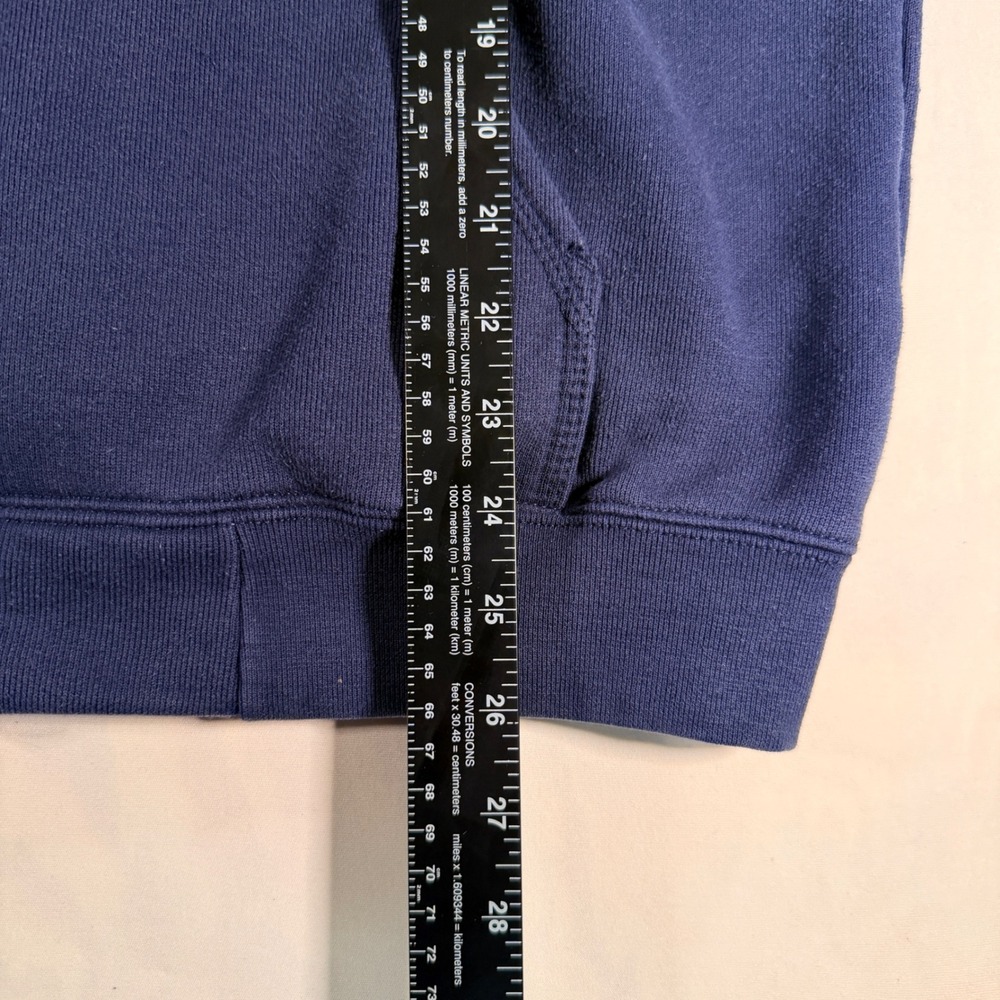 Carhartt Full Zip Hoodie Mens Medium Blue Timothy Murray Lacrosse Day K122-472 - Picture 6 of 9